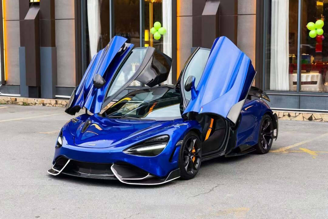 PET  Liquid Metal Klein Blue Vinyl Wrap