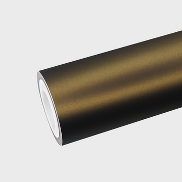 PET Ghost Metallic Shadow Gold Vinyl Wrap