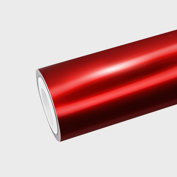 PET Liquid Metal Cherry Red Vinyl Wrap