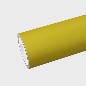 PET Flat Maize Yellow Vinyl Wrap