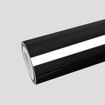 PET Self-Healing Glossy Black Vinyl Wrap