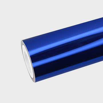 PET Mirror Chrome Blue Vinyl Wrap