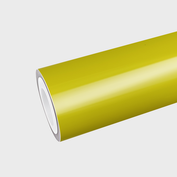 PET Lemon Yellow Vinyl Wrap