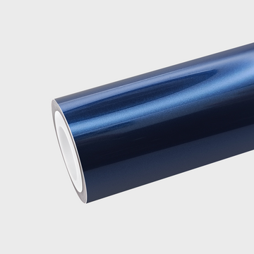 PET Metallic Shadow Blue Vinyl Wrap