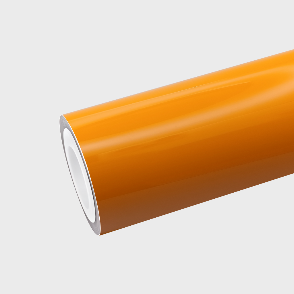 PET Energy Orange Vinyl Wrap