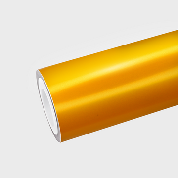 PET  Metallic Gold Yellow Vinyl Wrap