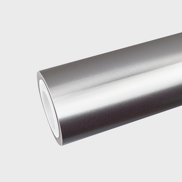 PET Metallic Silver Vinyl Wrap