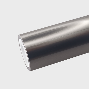 PET Liquid Metallic Gunmetal Gray Vinyl Wrap