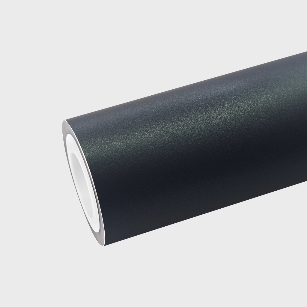 PET Ultra Matte  Metallic Blackish Green Vinyl Wrap