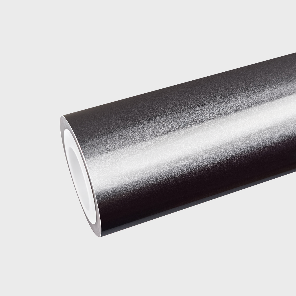 PET Metallic Smoke Gray Vinyl Wrap