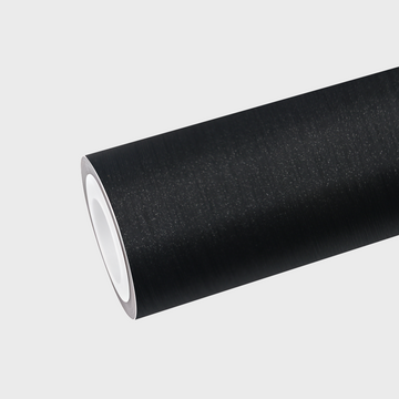 PET  Brushed Metallic Black Vinyl Wrap