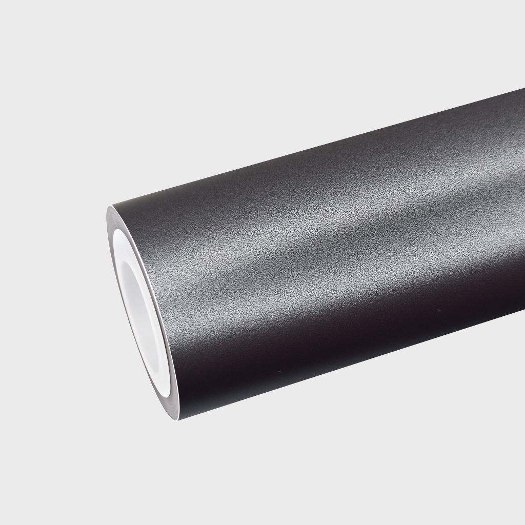 PET Matte Metallic Titanium Gray Vinyl Wrap