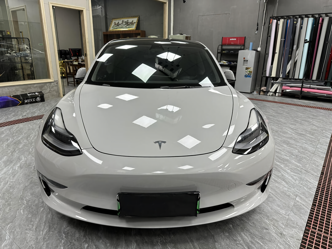 PET Volcanic Gray Vinyl Wrap
