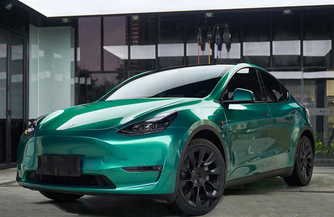 PET Metallic Emerald Vinyl Wrap