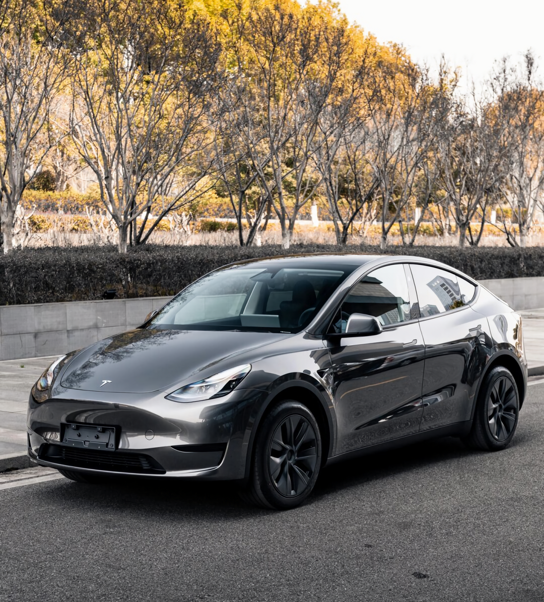 PET Metallic Dark Gray Vinyl Wrap