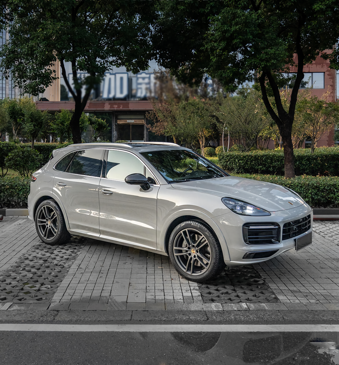 PET Porsche Gray Vinyl Wrap