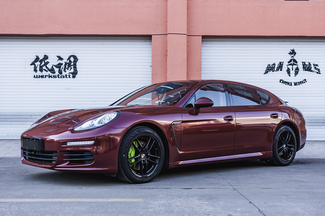 PET Cherry Red Vinyl Wrap