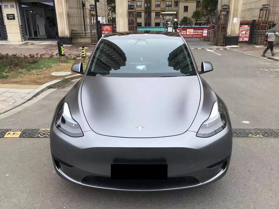 PET Matte Metallic Space Gray Vinyl Wrap
