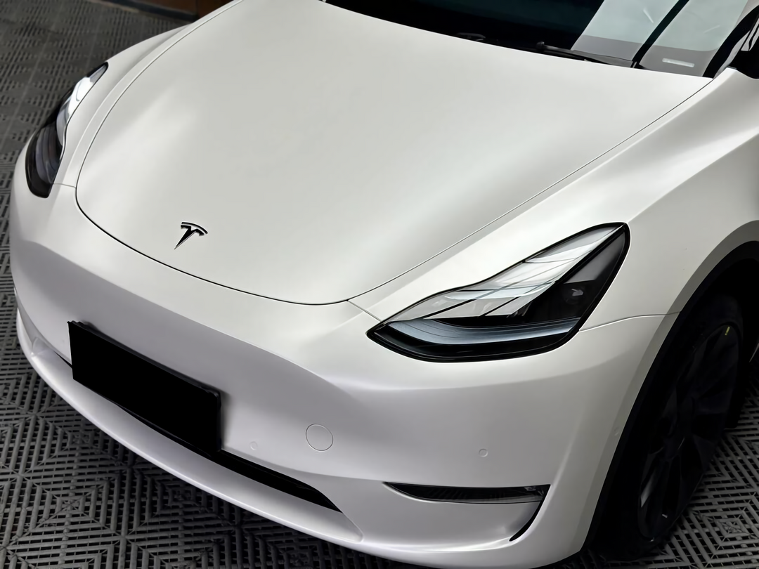 PET Matte White Vinyl Wrap