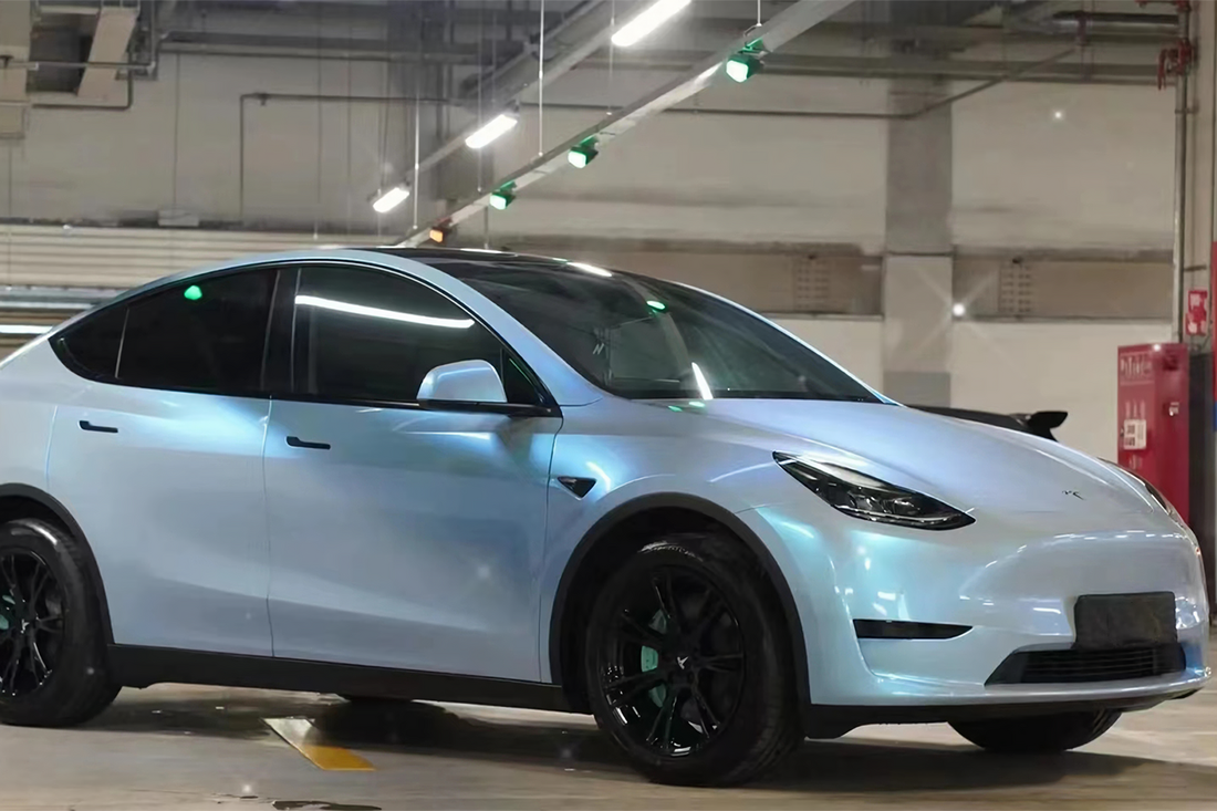 PET Phantom Moonstone Gray Vinyl Wrap