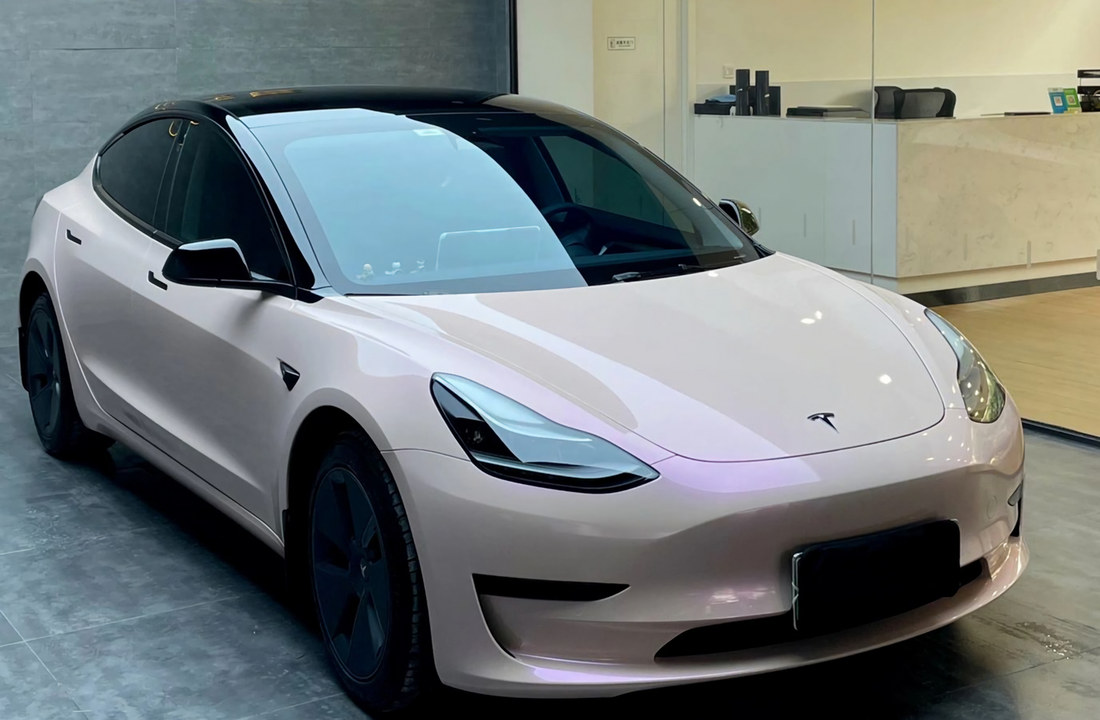 PET Phantom Dreamy Pink Vinyl Wrap