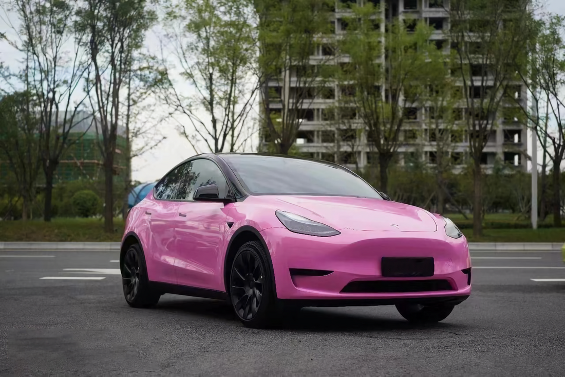 PET Barbie Pink Vinyl Wrap