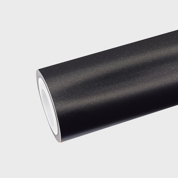PET Matte Metallic Black Vinyl Wrap