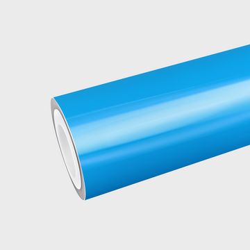 PET Ice Cream Blue Vinyl Wrap