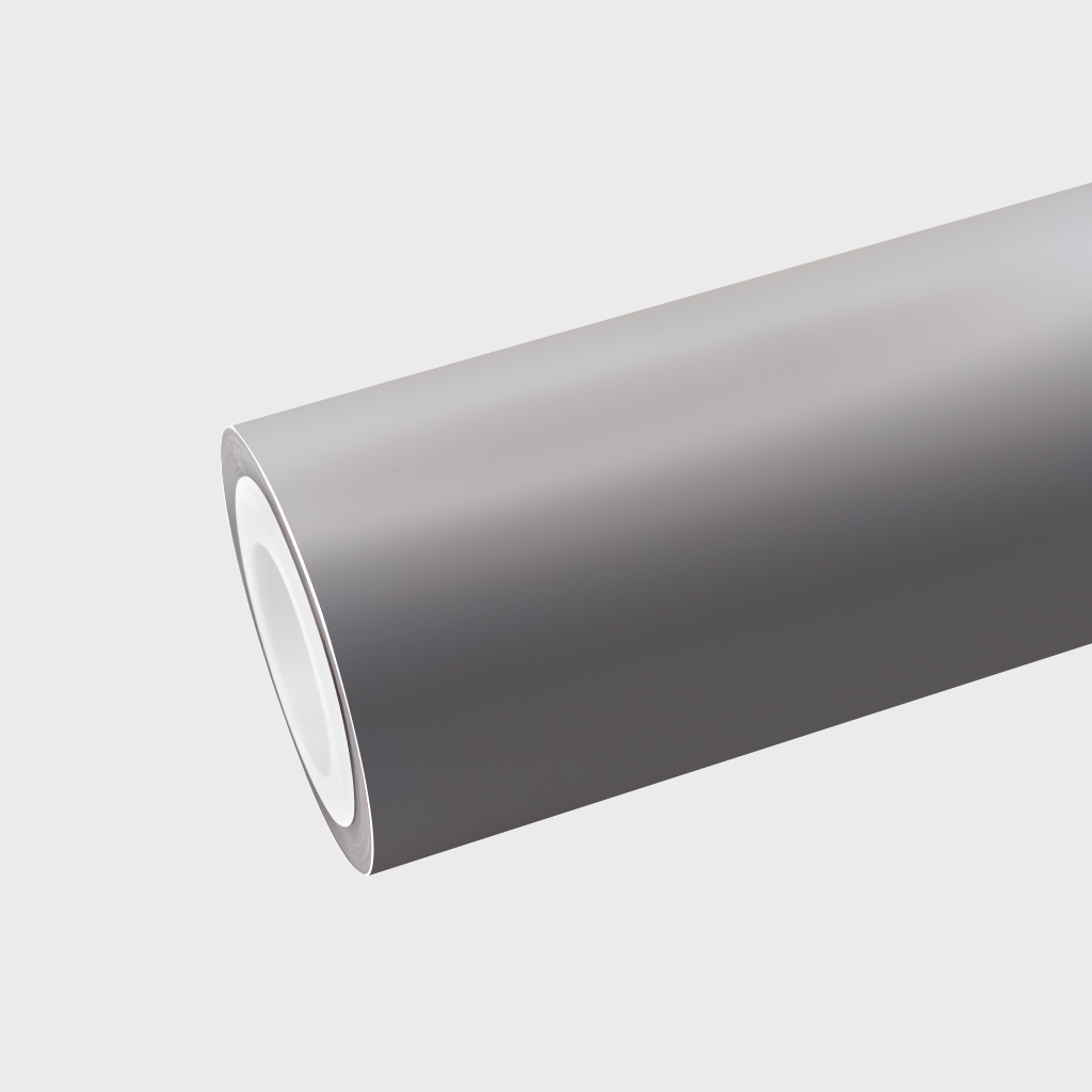 PET Satin Volcanic Gray Vinyl Wrap