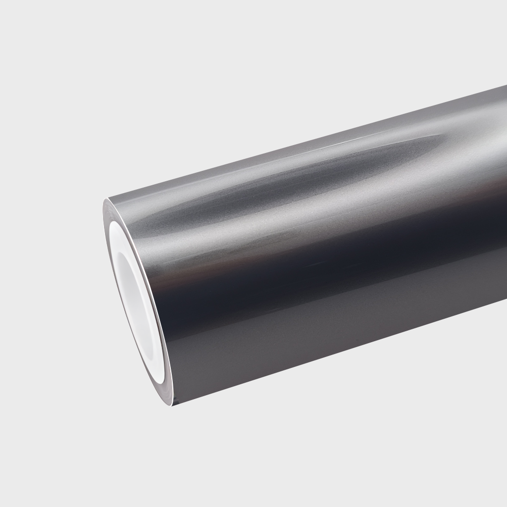 PET Liquid Metallic Dark Silver Vinyl Wrap
