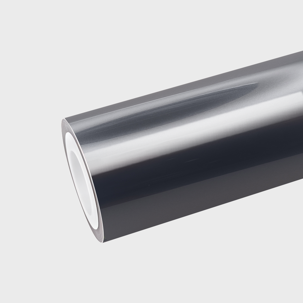 PET Liquid Metallic Gun Gray Vinyl Wrap