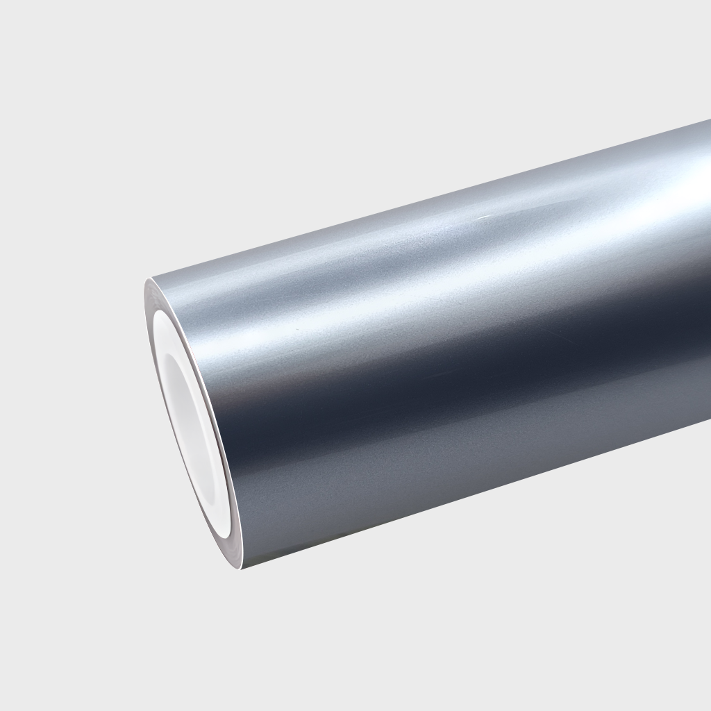 PET Liquid Metallic Mercury Gray Vinyl Wrap