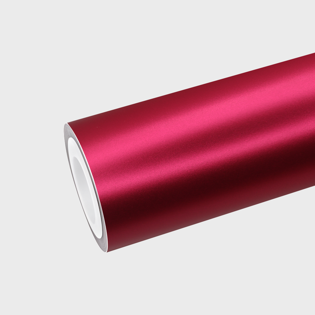 PET Satin Magenta Vinyl Wrap