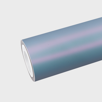 PET  Satin Vivid Iridescent Blue Vinyl Wrap
