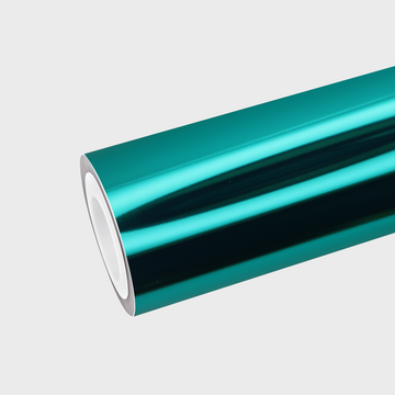 PET Mirror Chrome Lake Blue Vinyl Wrap